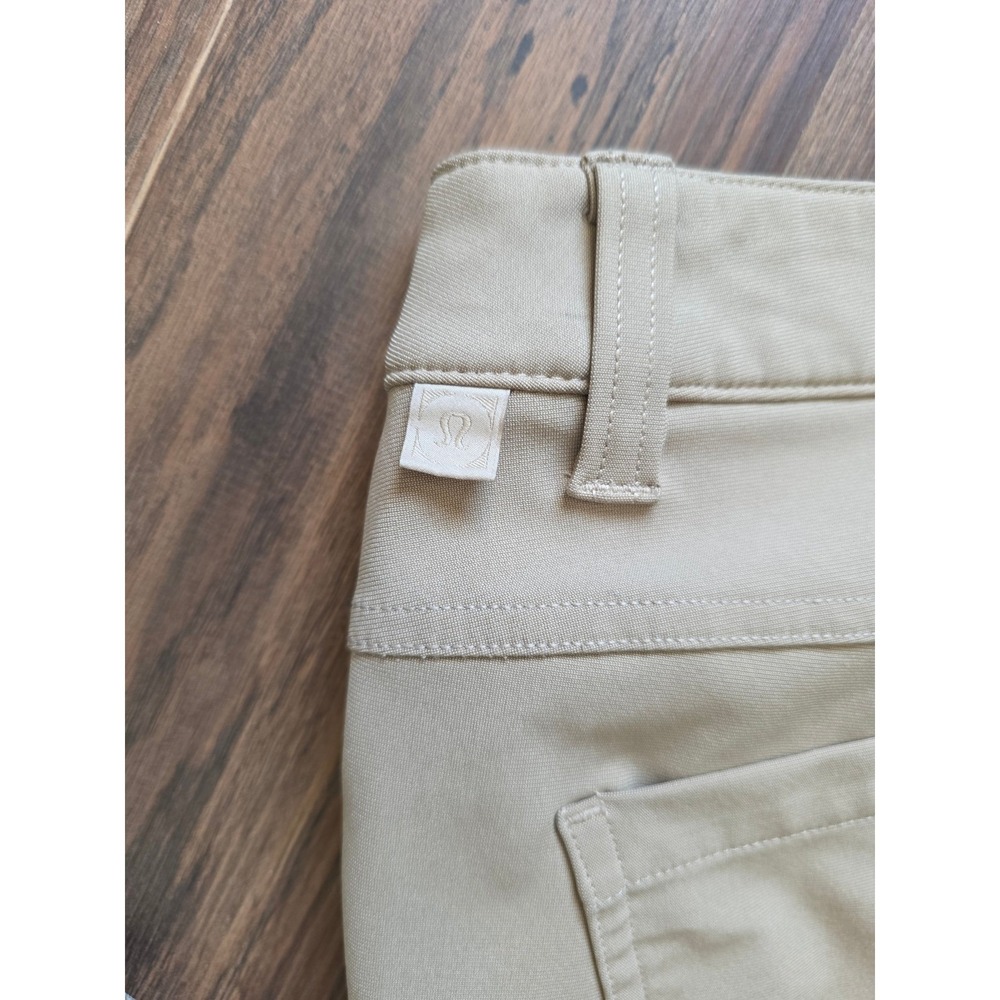 Lululemon Commission Pant Slim 32 Khaki Tan Technical Commuter Trousers Gorpcore - Picture 5 of 8